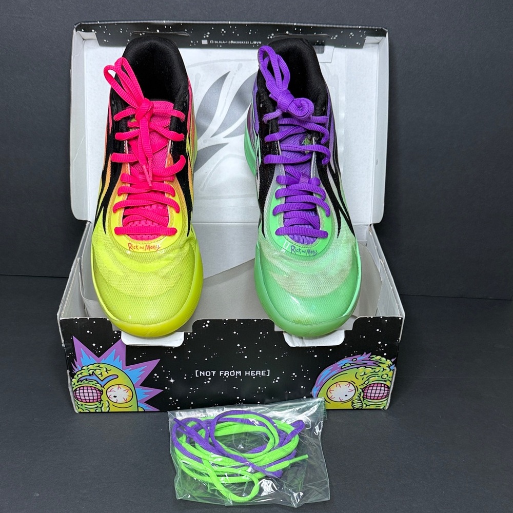 Puma MELO Rick & Morty Basketball Shoes